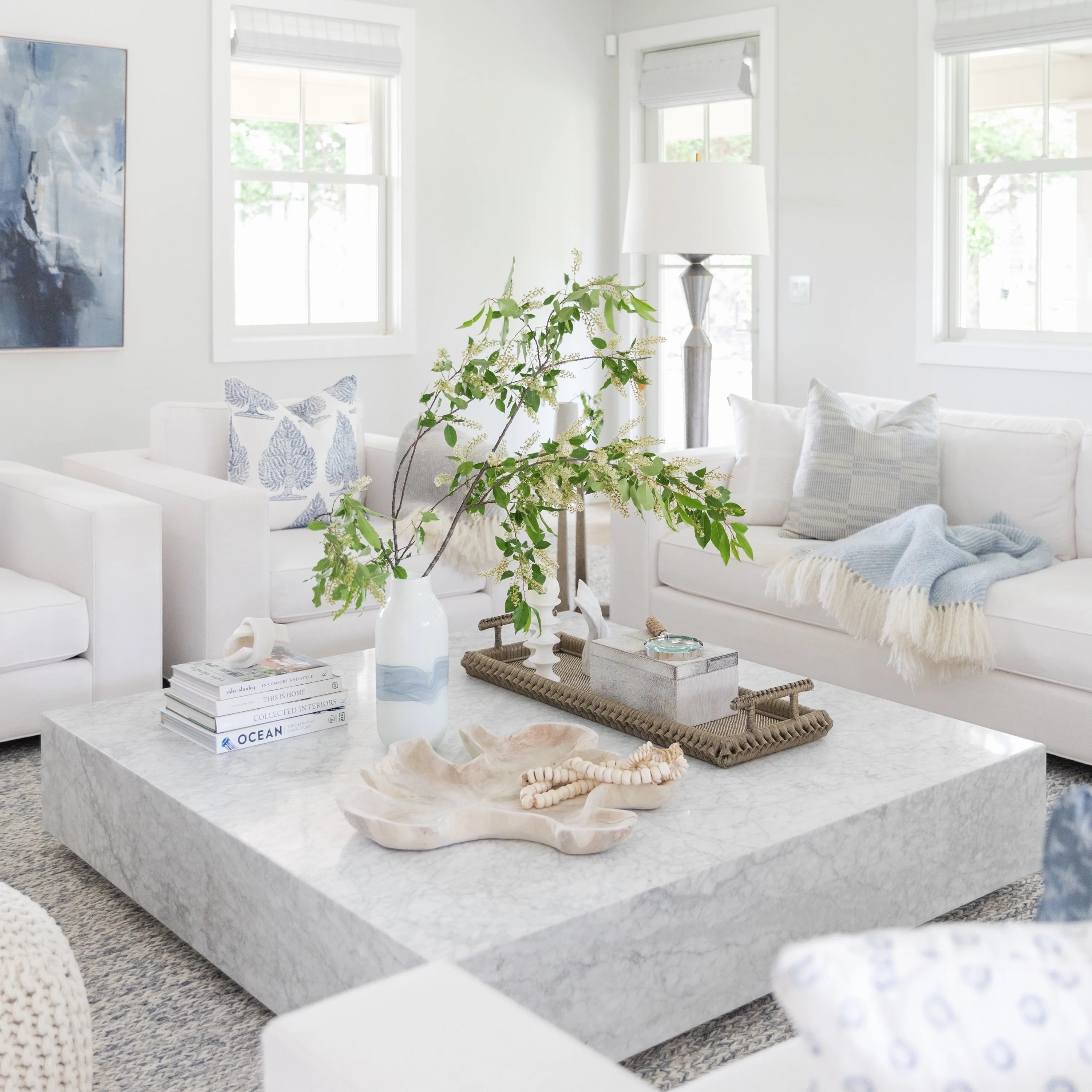 Coastal Living Room Decor