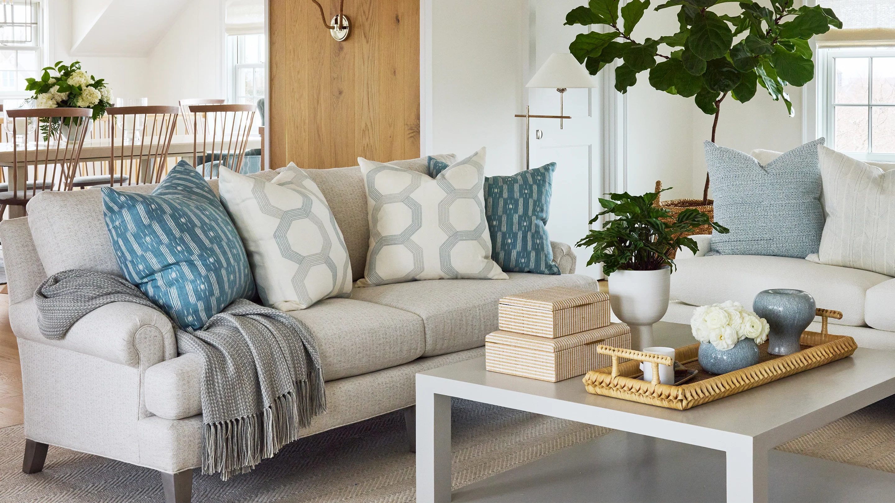Nantucket Farmhouse Living Room