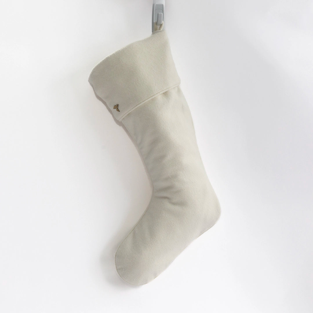 Ivory Alpaca Stockling with Cuff