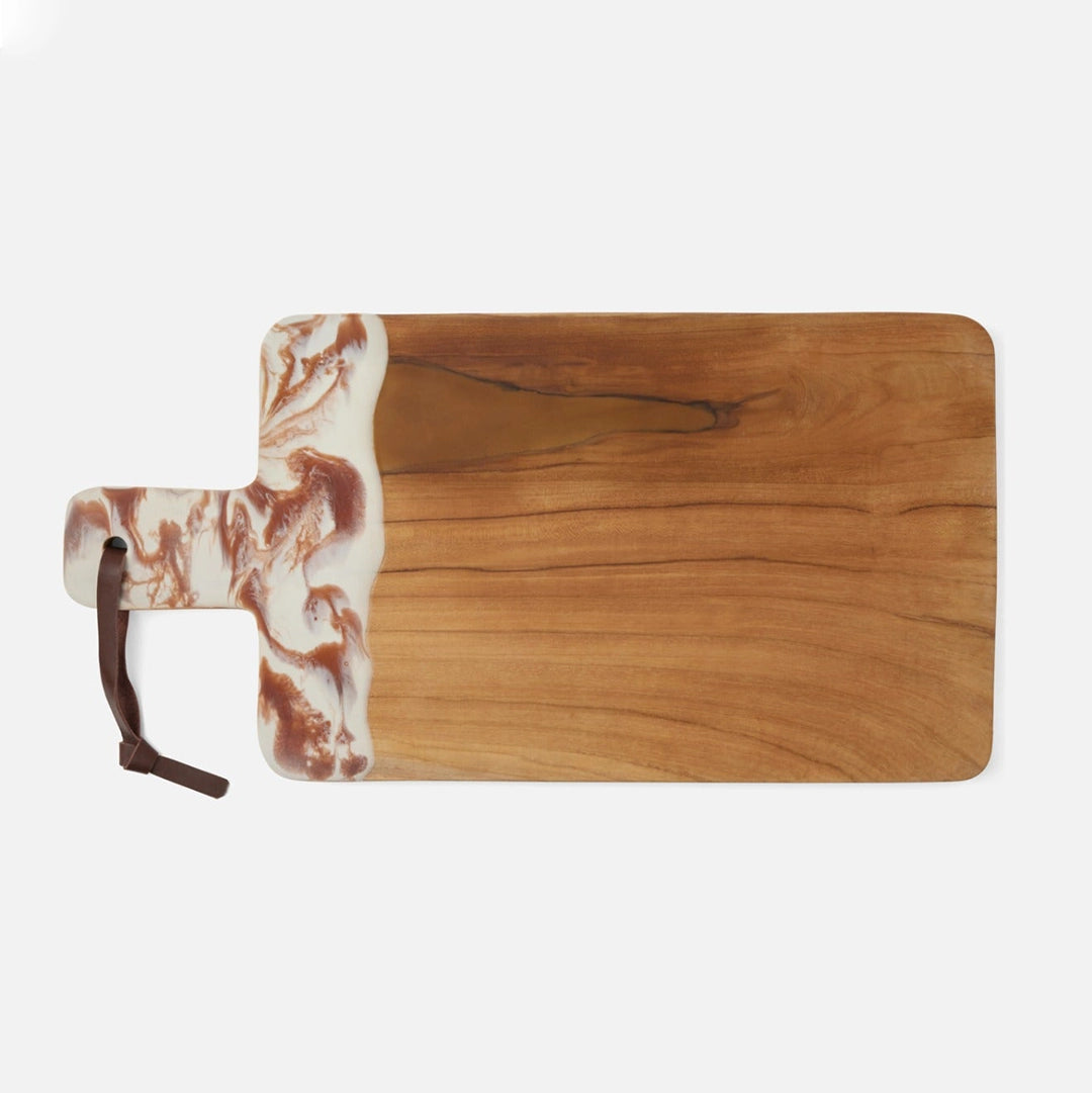 Amber Swirled Serving Board