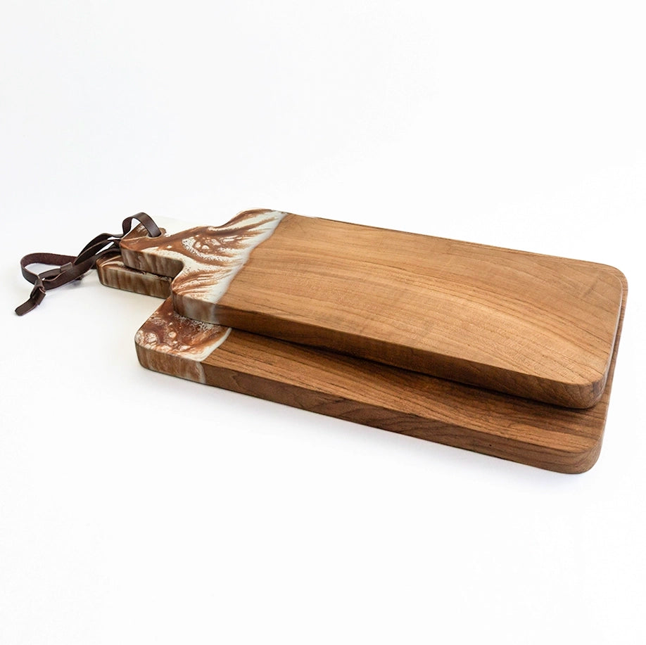 Amber Swirled Serving Board