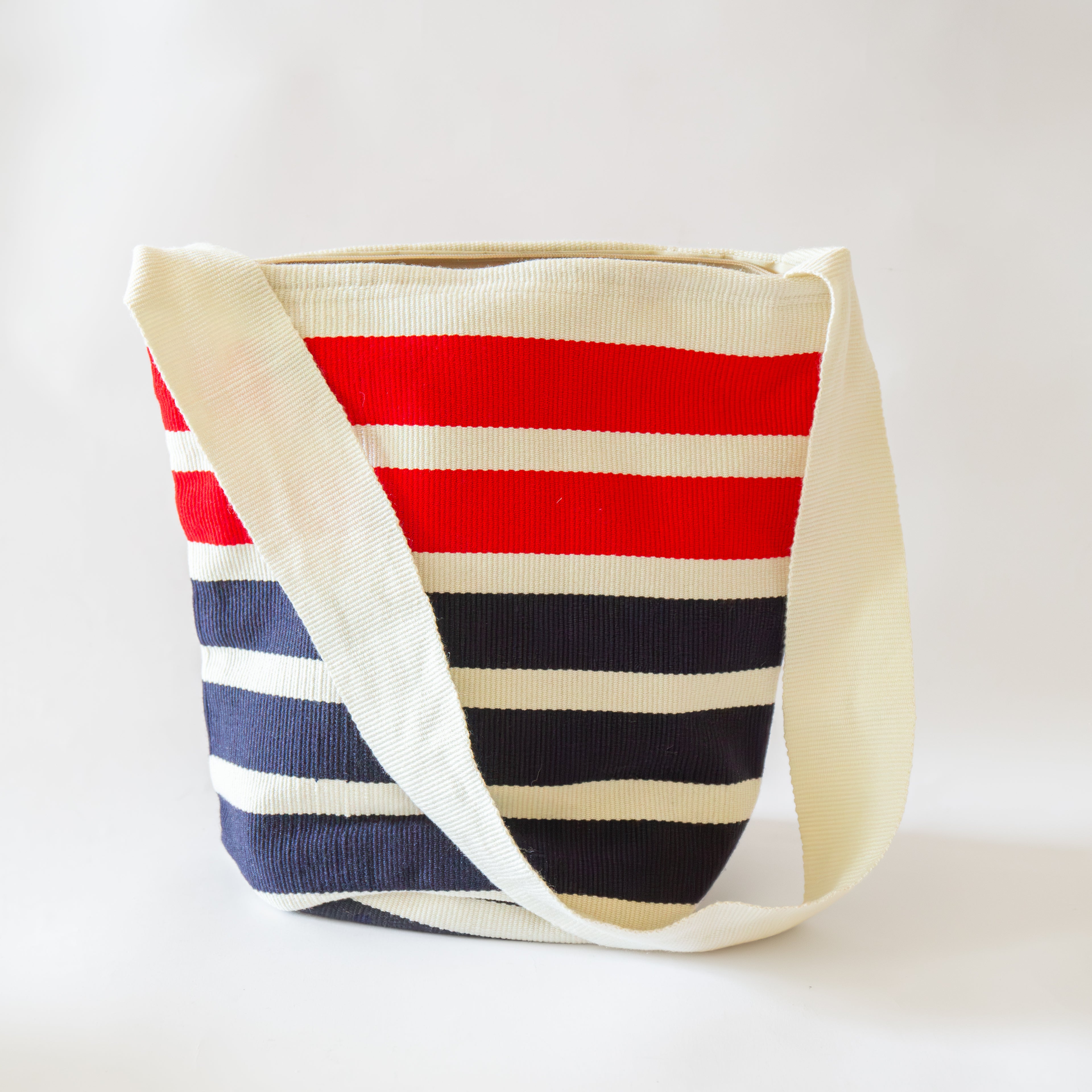 Red White & Blue Bucket Bag