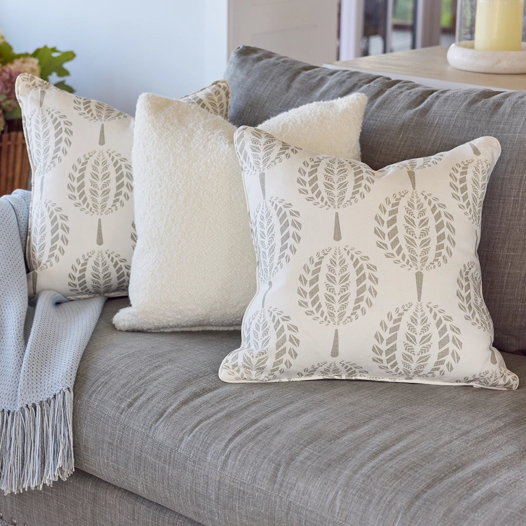 Birch Medallion Pillow