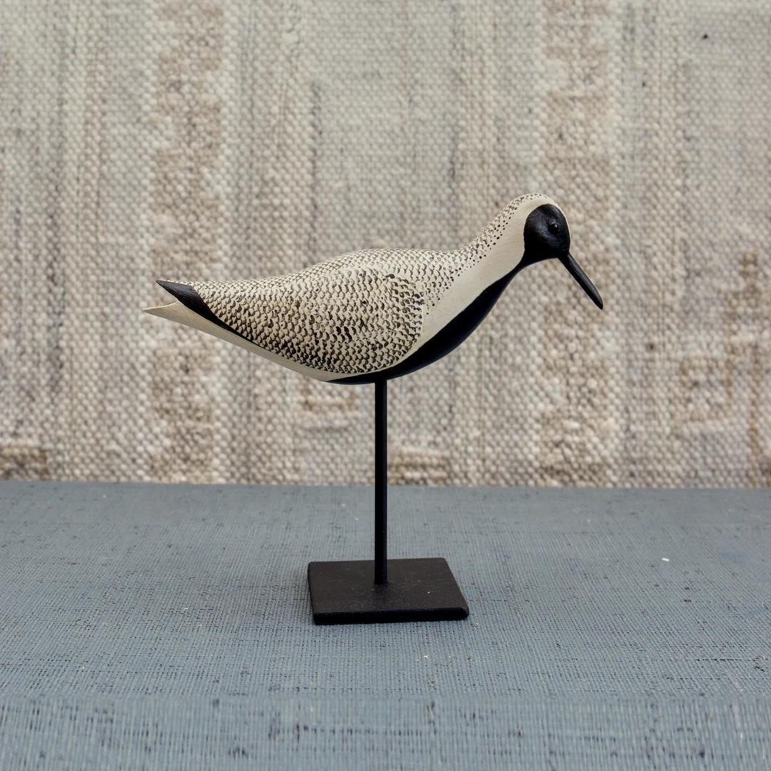 Hand Carved Black Bellied Plover | Susan Bacle
