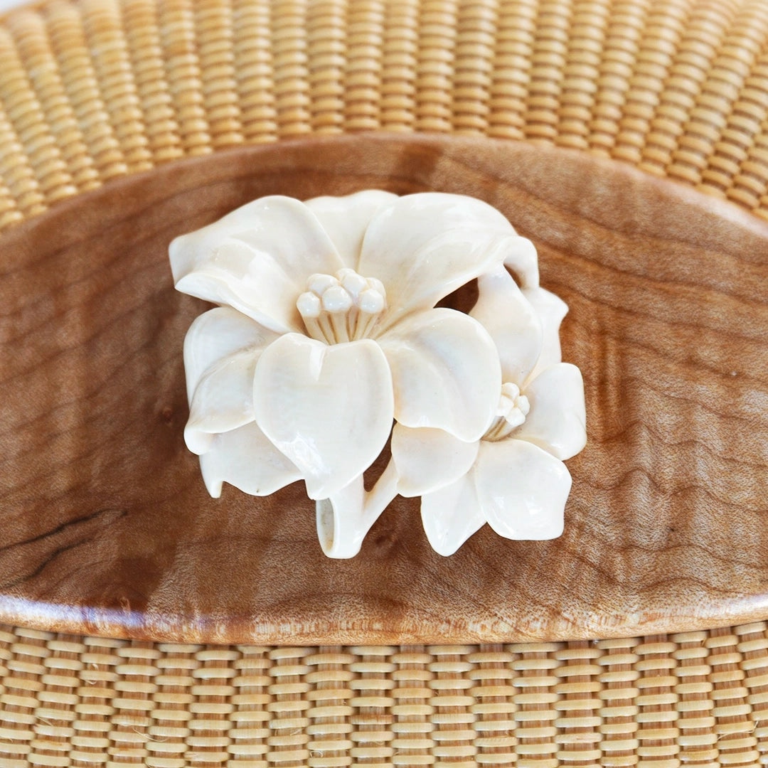 Burl Maple and Fossilized Mammoth Ivory Clutch | Janet Carreau