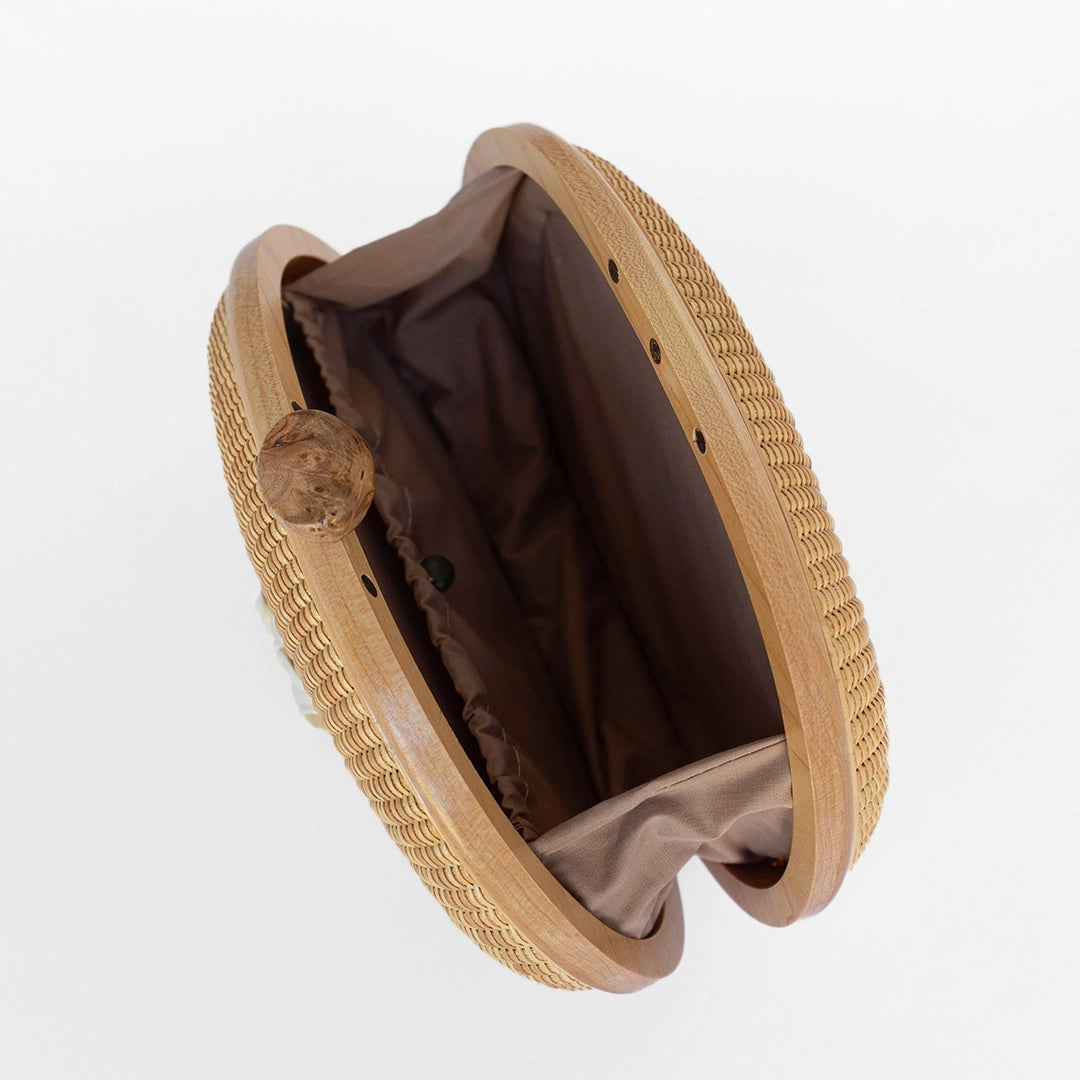 Burl Maple and Fossilized Mammoth Ivory Clutch | Janet Carreau