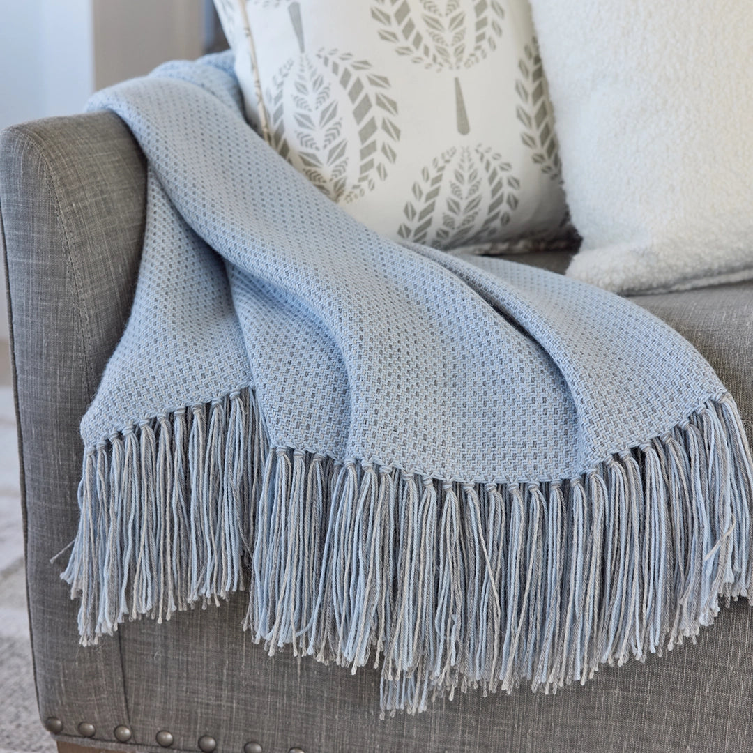 Coastline Handwoven Alpaca Throw