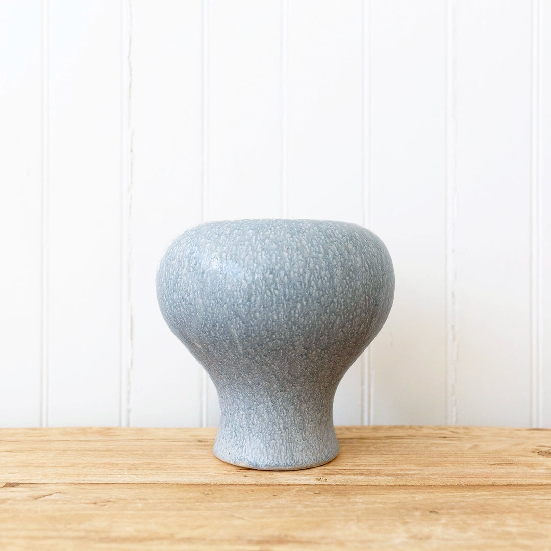 Crackle Blue Vase