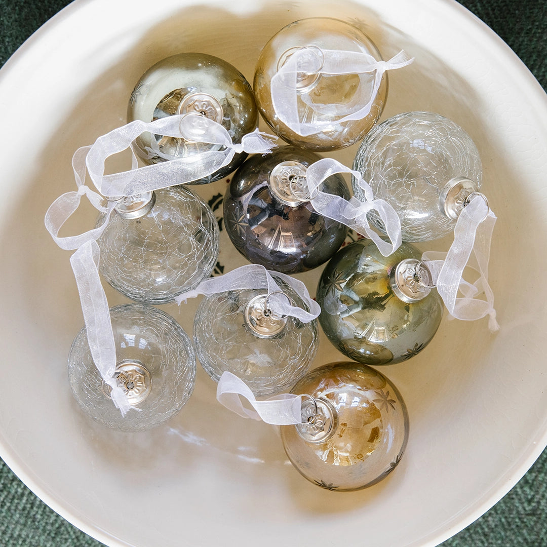 Crackle Glass Ornament