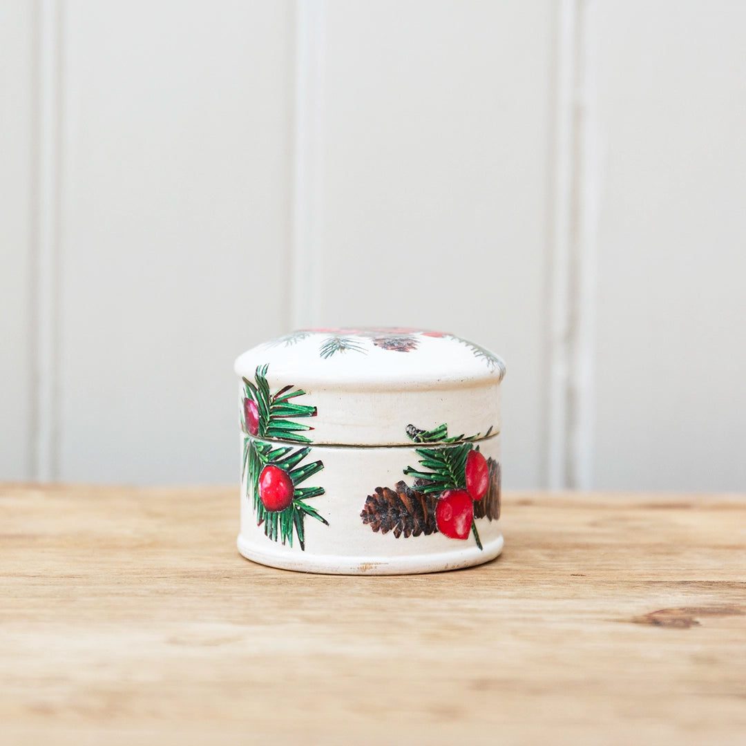 Cranberry Trinket Box | Leslie Linsley