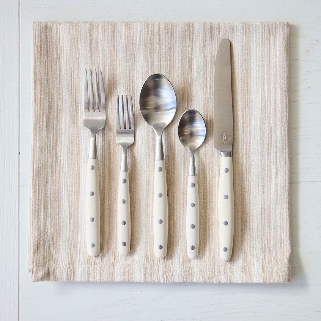 Cream Stripe Napkins