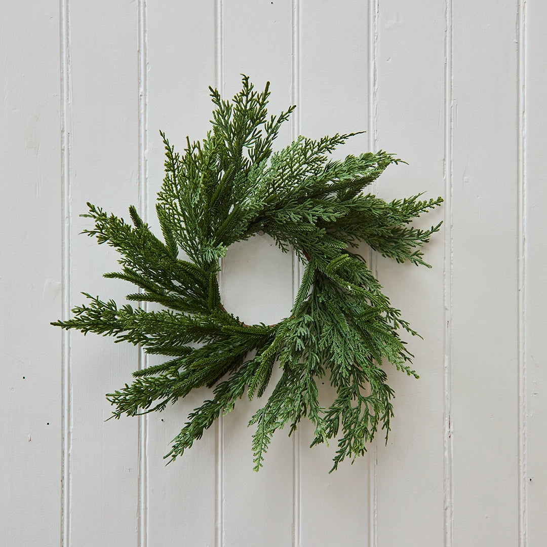 Norfolk and Cypress Wreaths