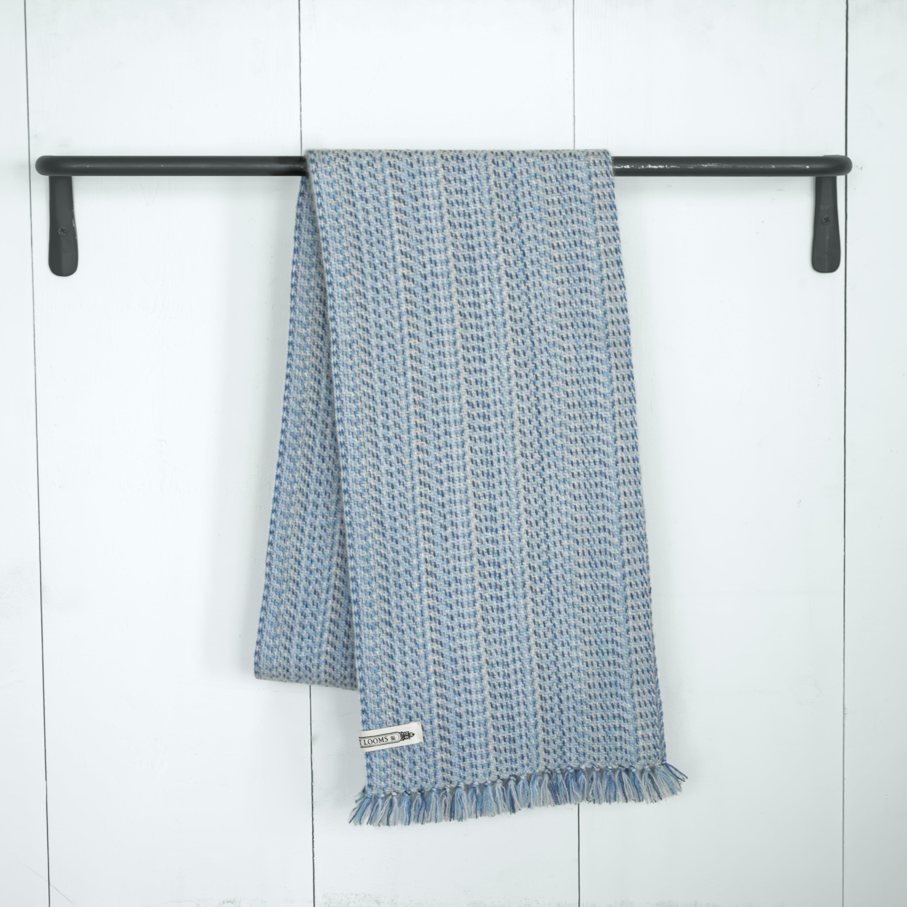 Blue Horizon Handwoven Cashmere Scarf