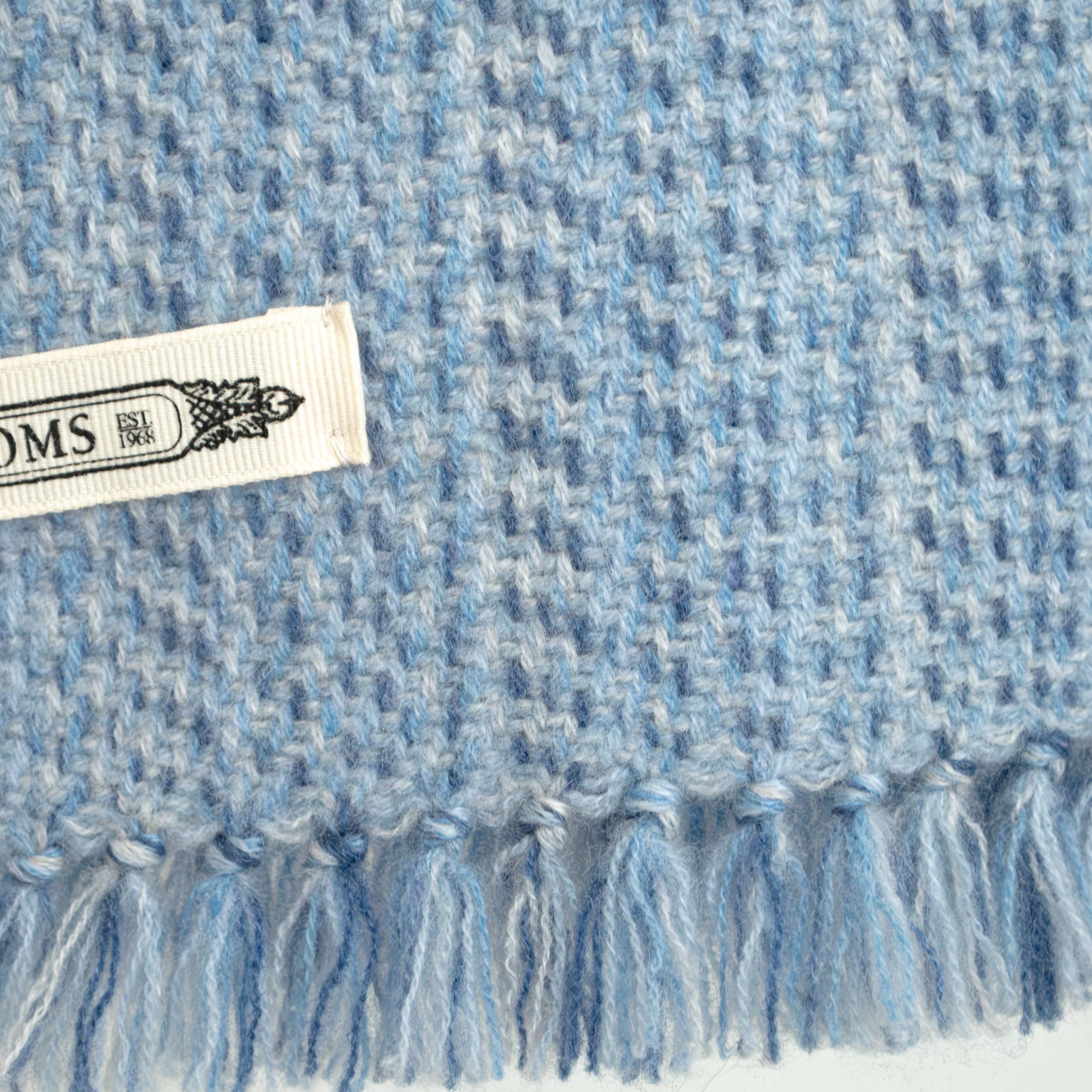 Blue Horizon Handwoven Cashmere Scarf