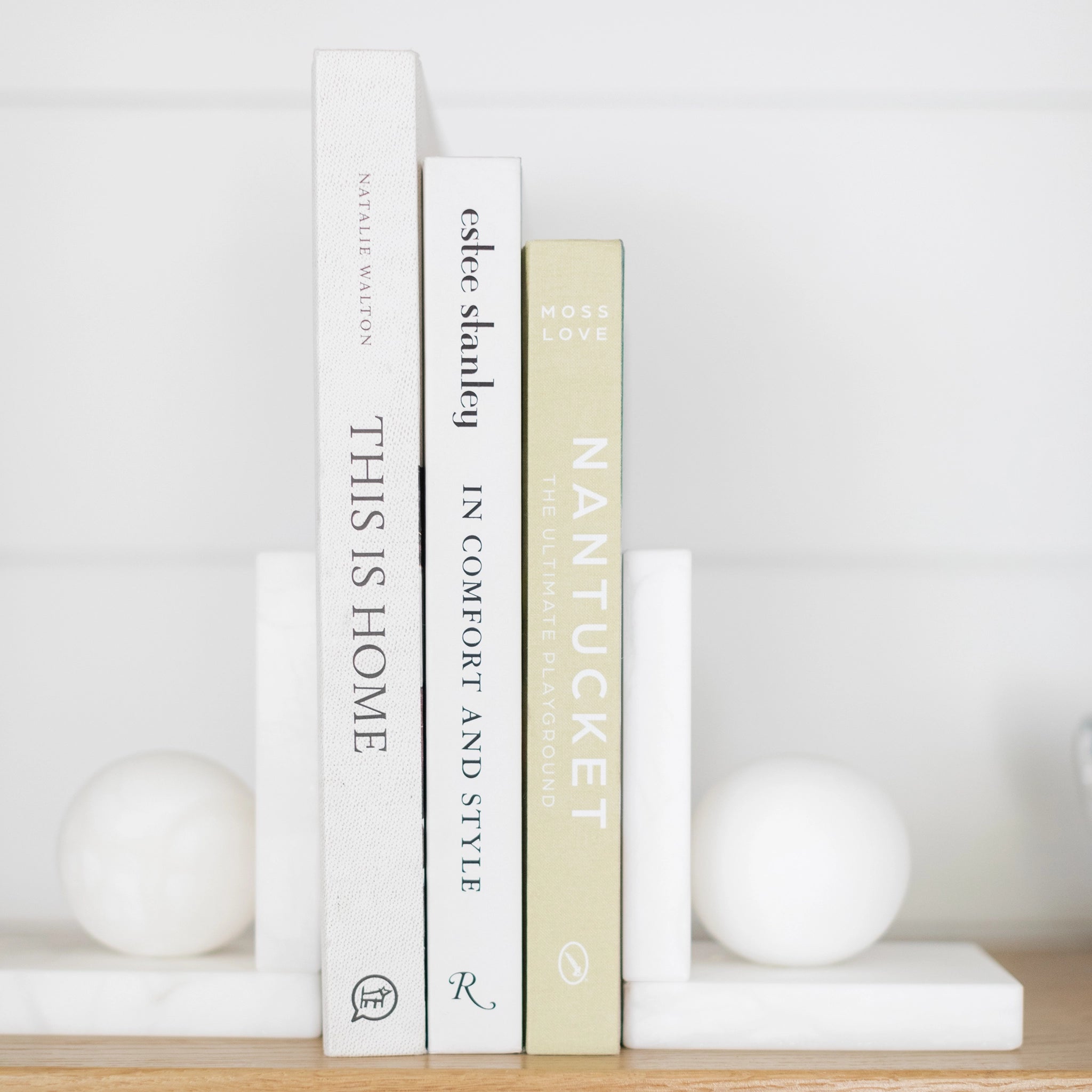 Marbled Alabaster Bookends