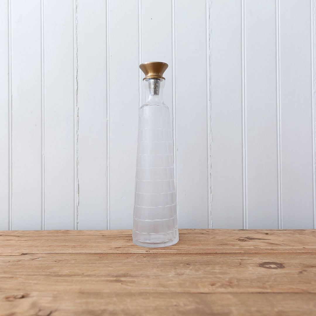 Frosted Textured Decanter