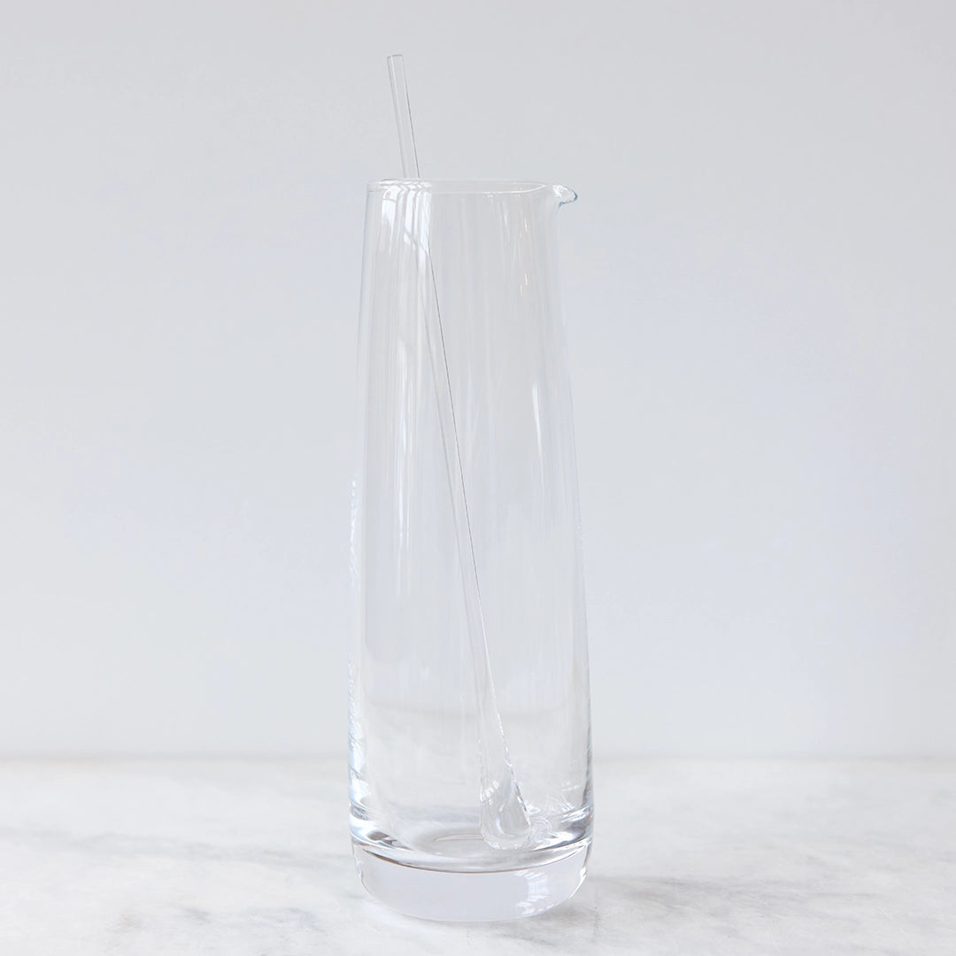 Glass Pitcher with Stirrer