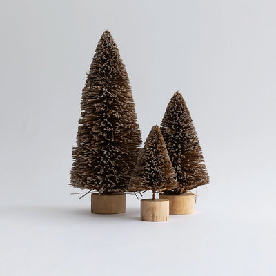 Glitter Bottle Brush Tree