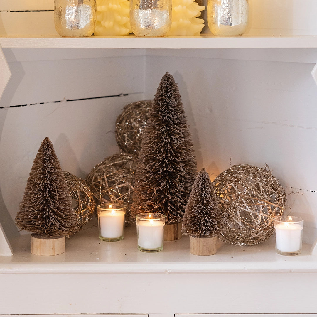 Glitter Bottle Brush Tree