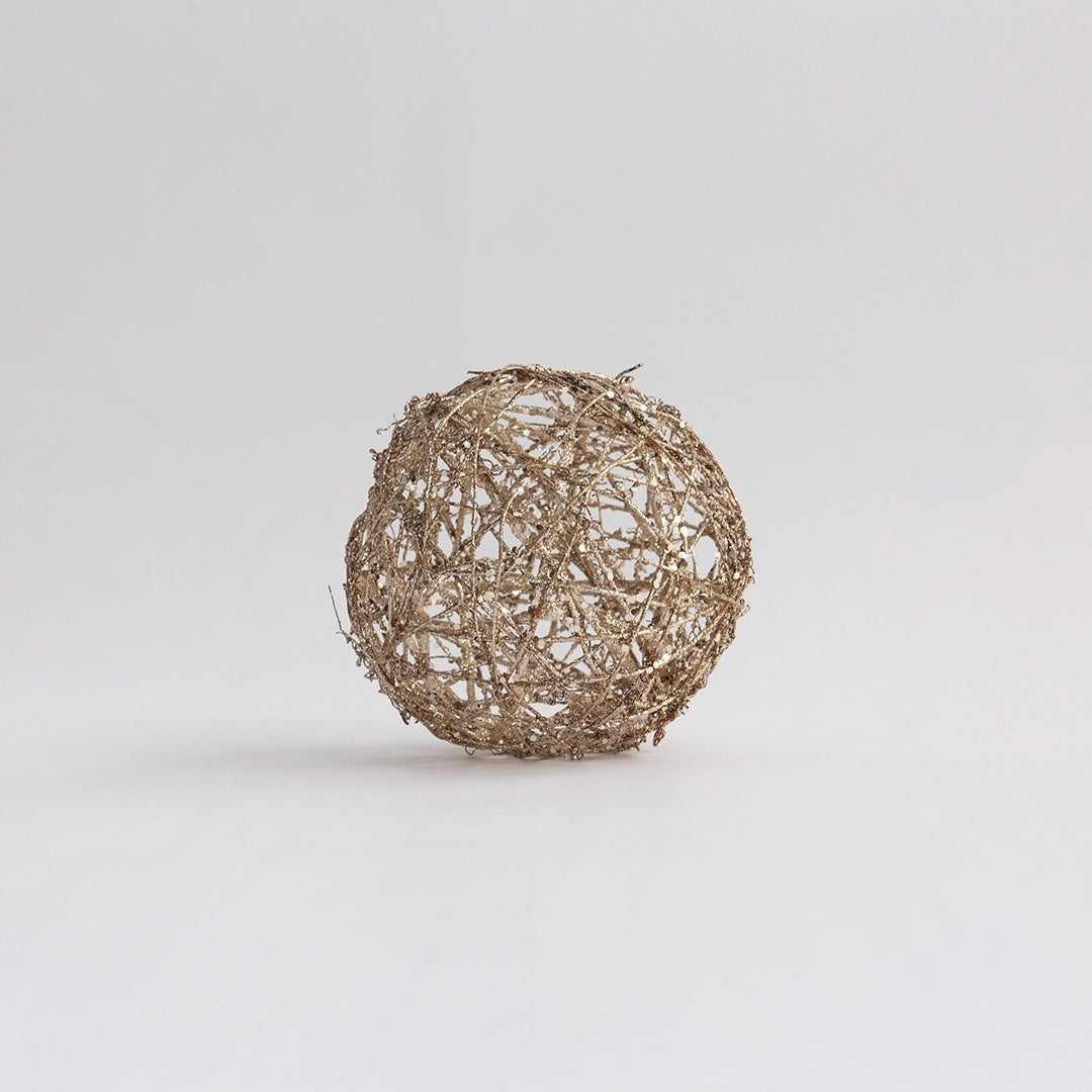 Glitter Twig Sphere