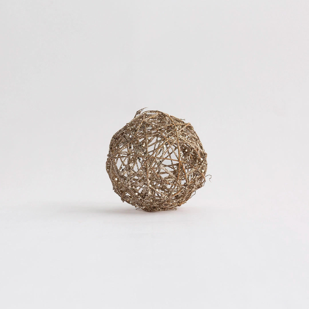 Glitter Twig Sphere