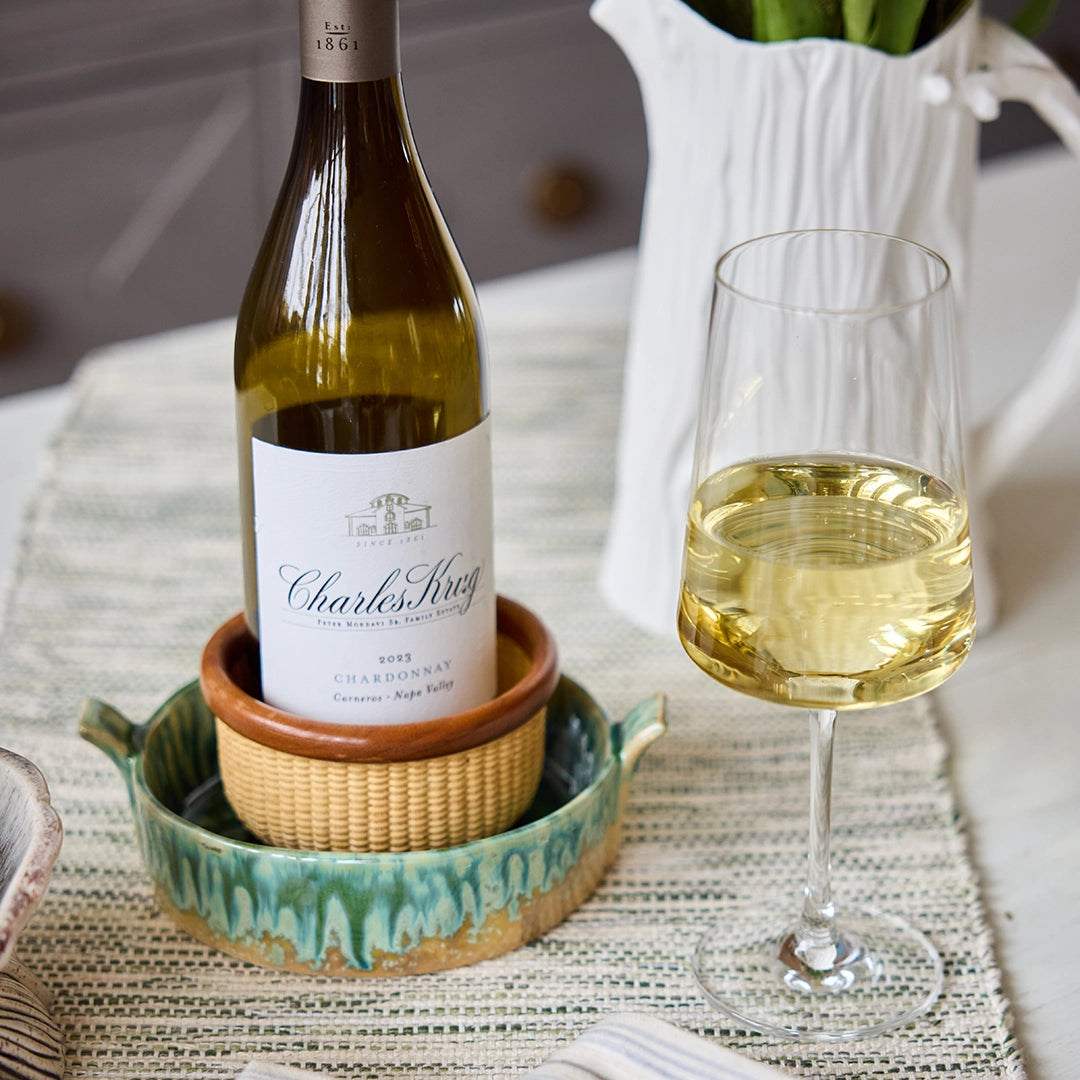 Cherry Lightship White Wine Coaster | Janet Carreau