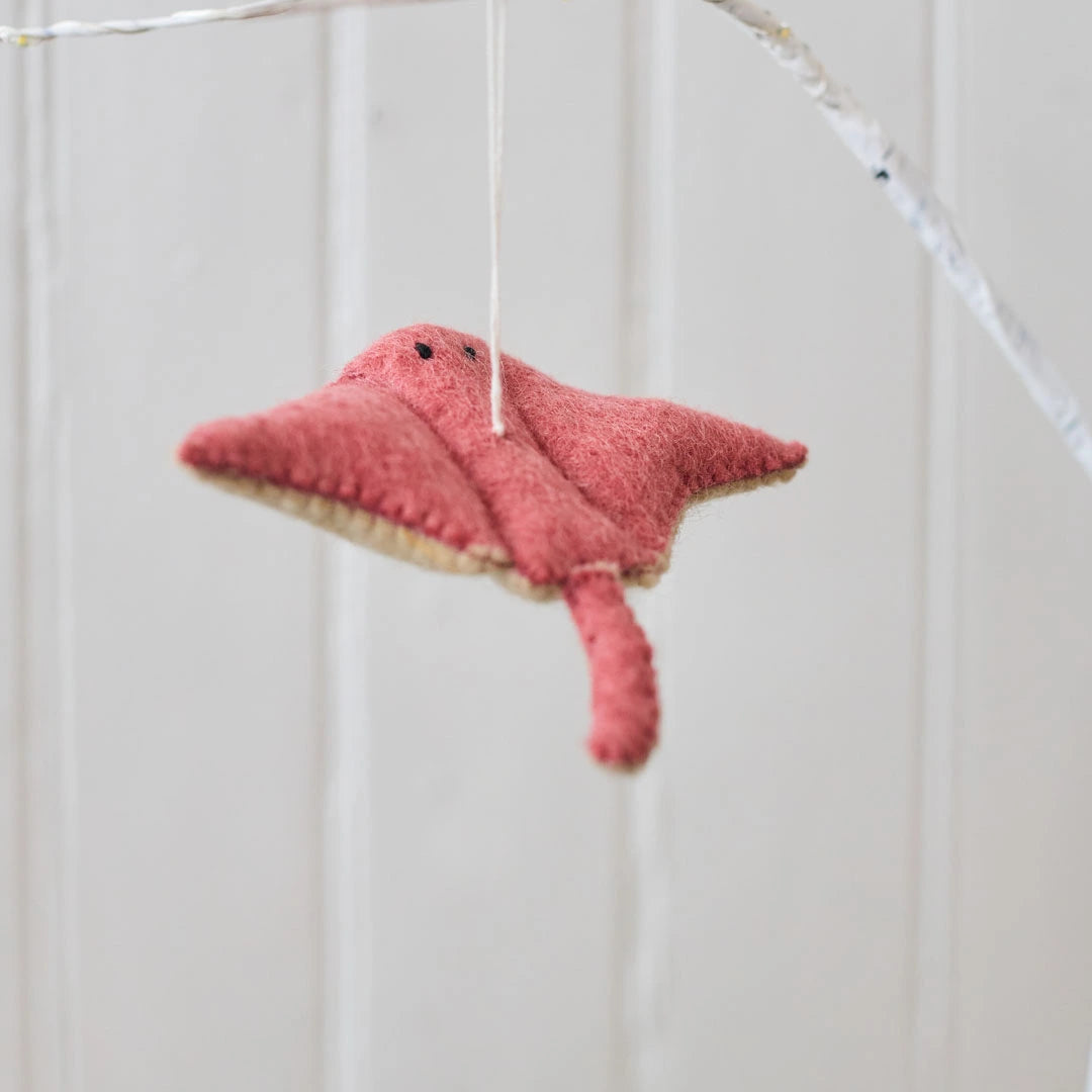 Felt Stingray Ornament