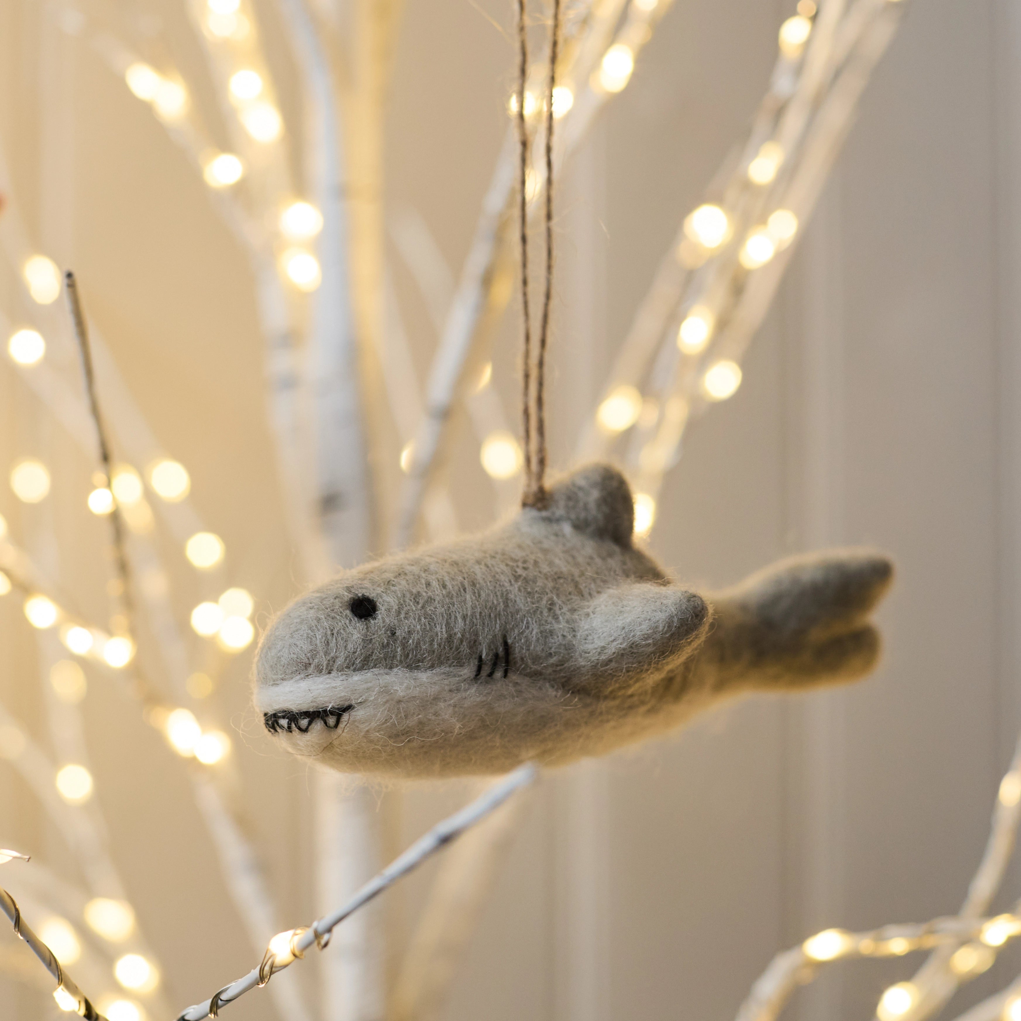 Felt Shark Ornament