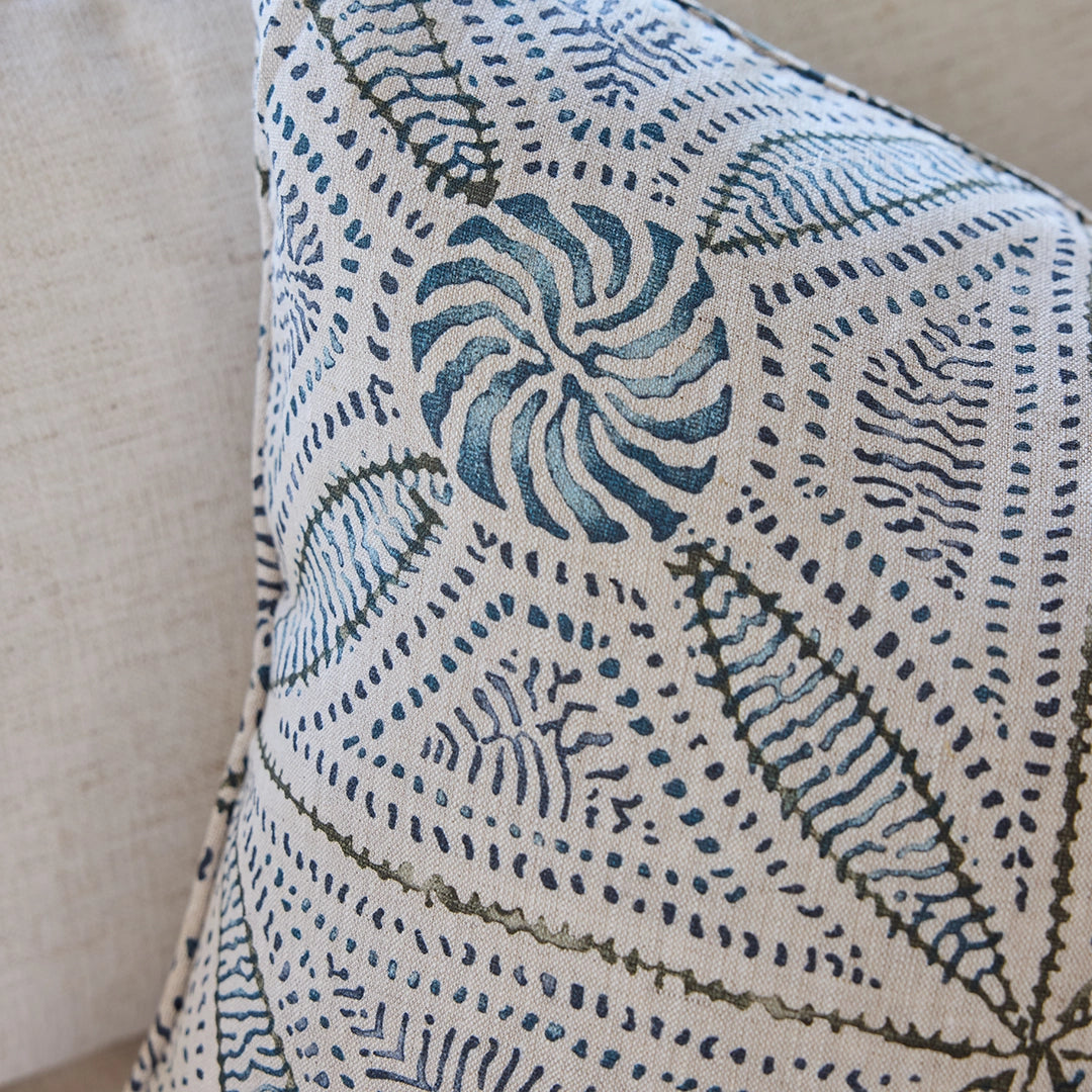 Indigo Bloom Pillow