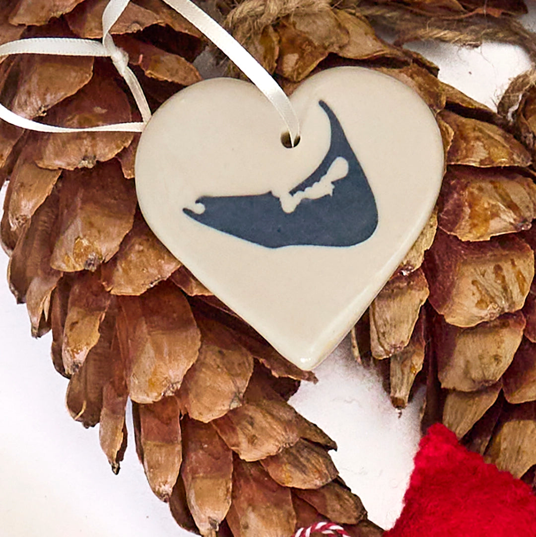 Island Heart Ornament