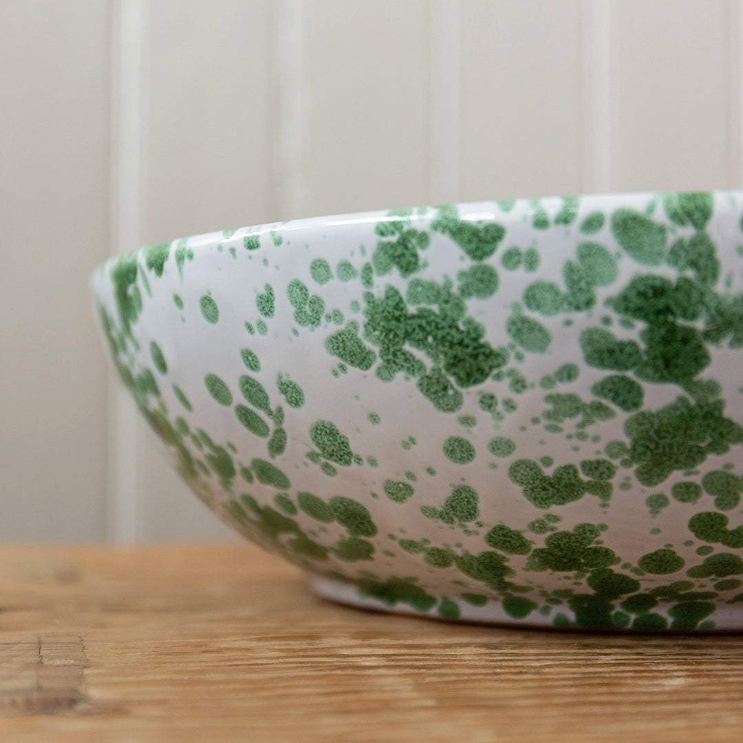 Italian Splatter Serving Bowl
