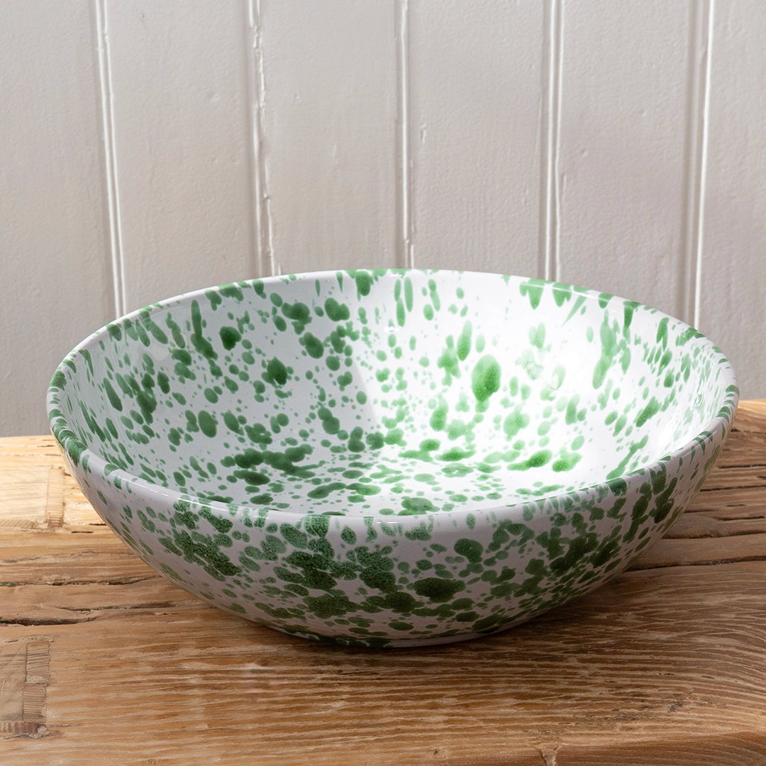 Italian Splatter Serving Bowl