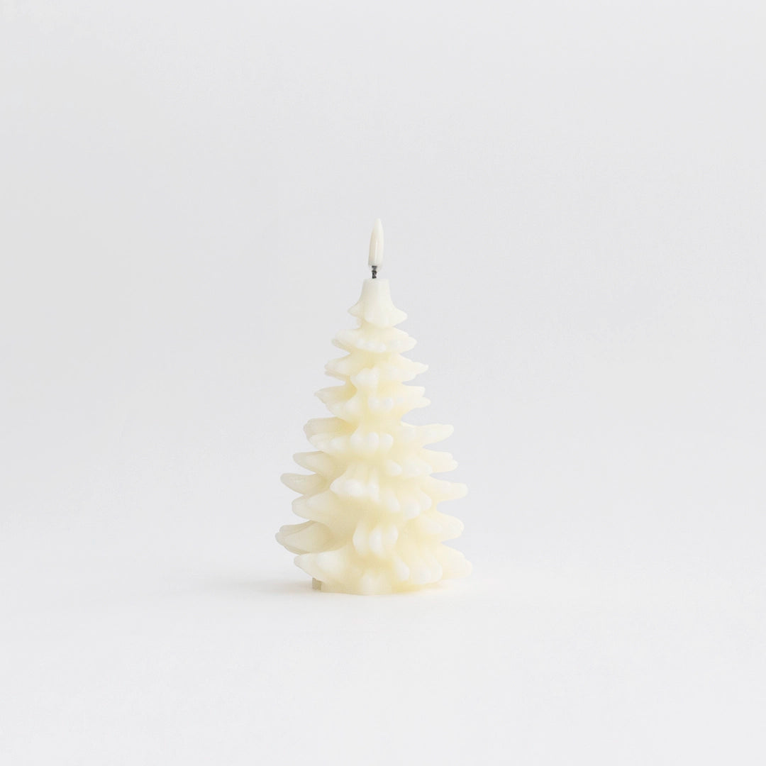 Ivory Tree LED Candle