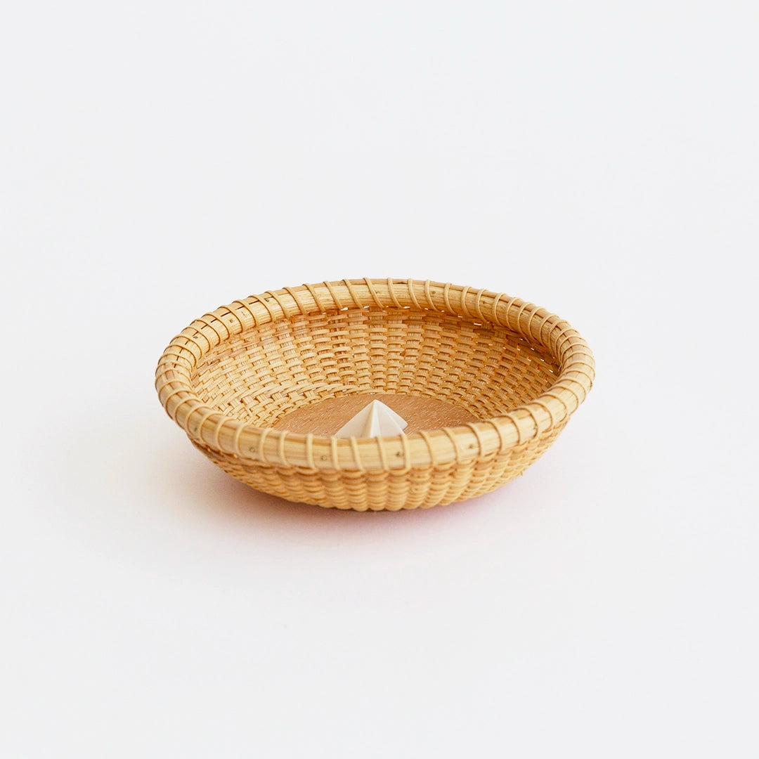 Lightship Basket Jewlery Dish with Ivory Star | Dale Rutherford