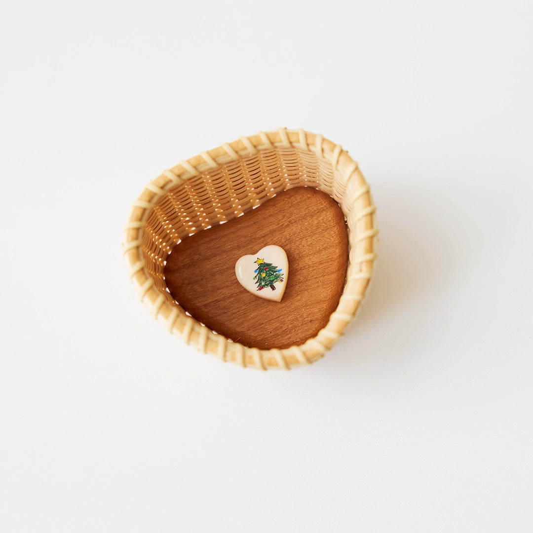 Mini Chistmas Tree Heart Basket | Dale Rutherford