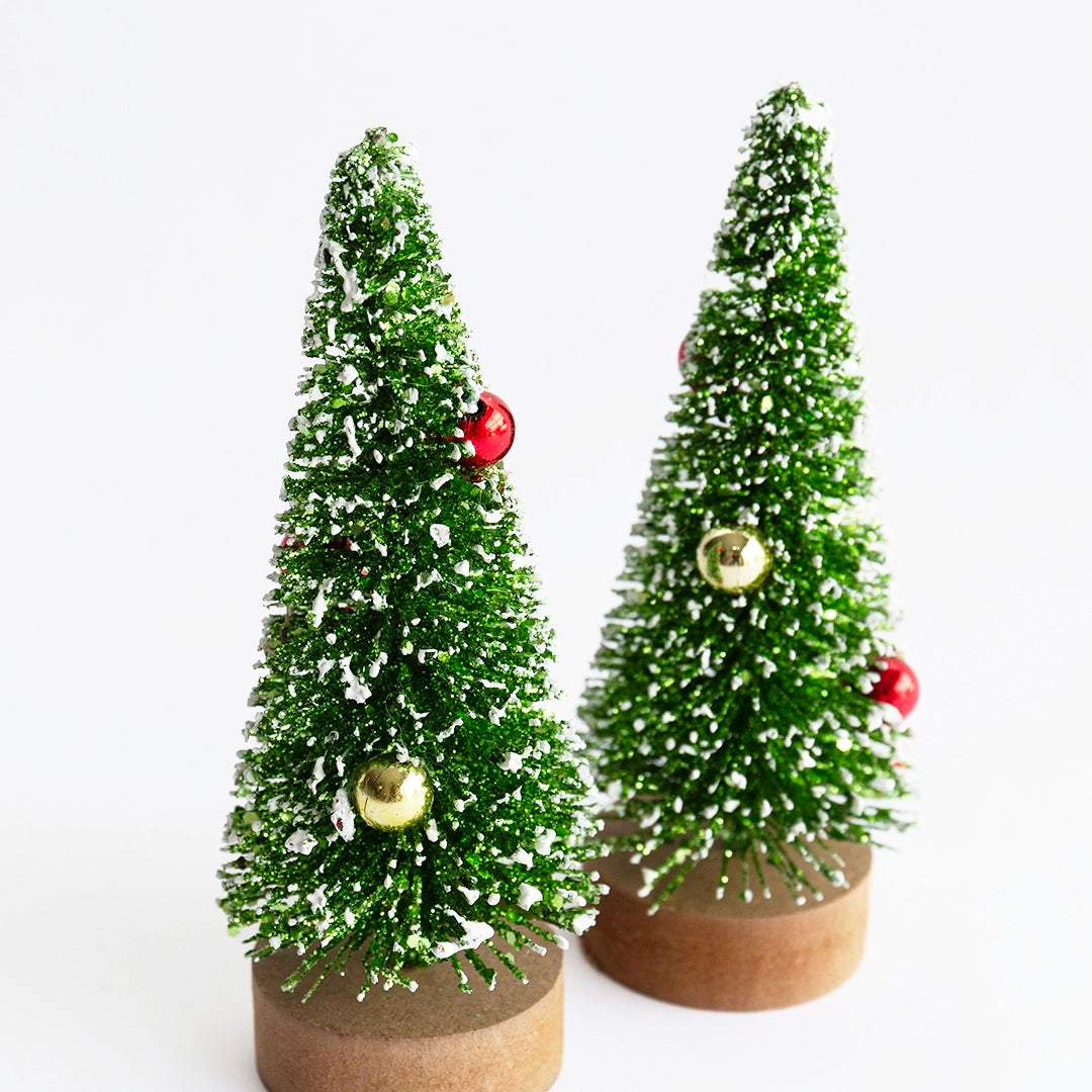 Mini Glitter Ornament Tree
