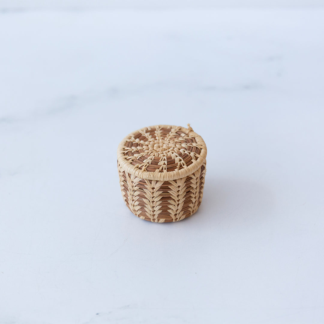 Miniature Pine Needle Basket