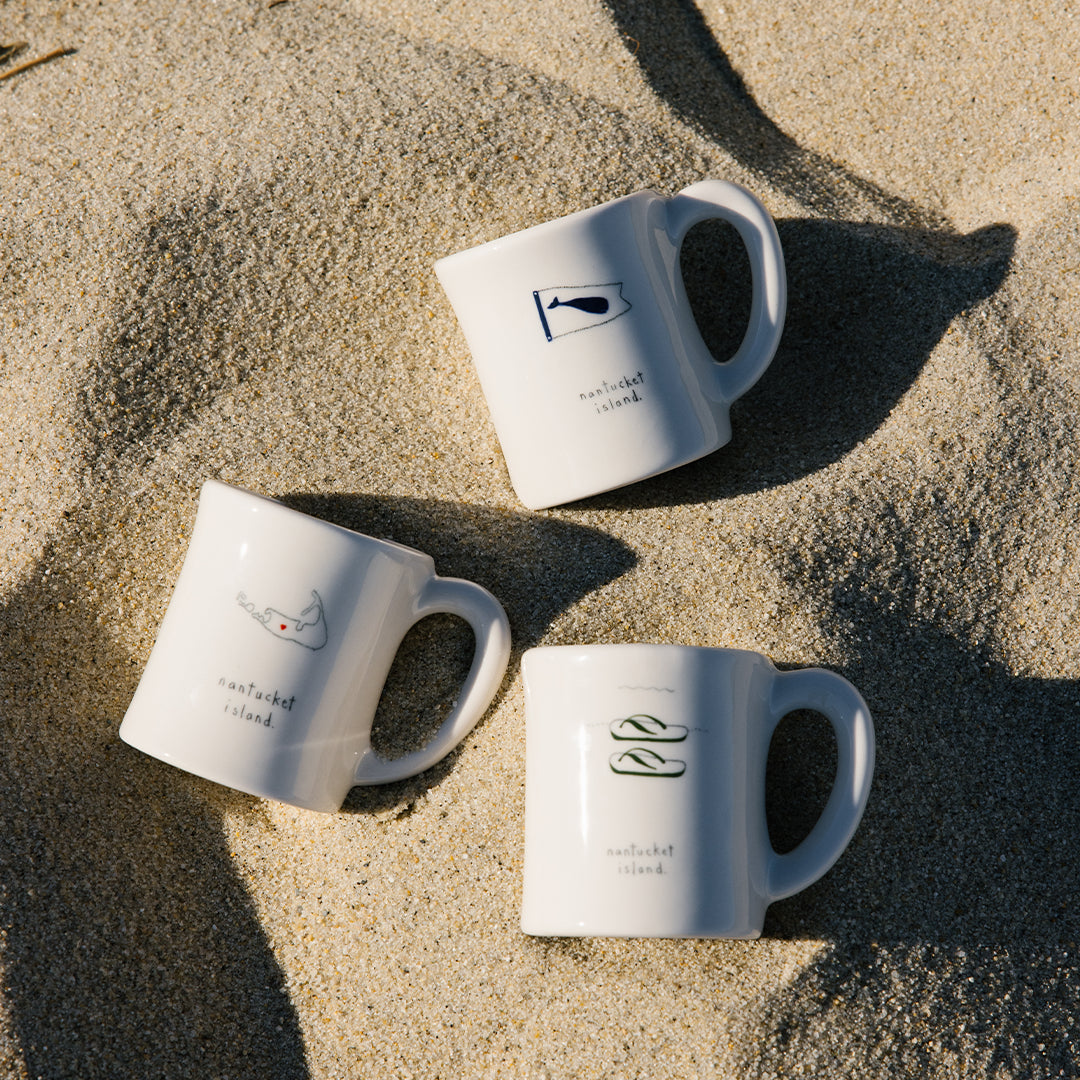 Whale Flag Nantucket Mug