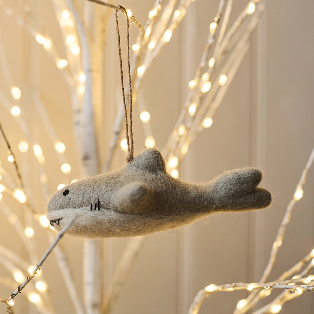 Felt Shark Ornament