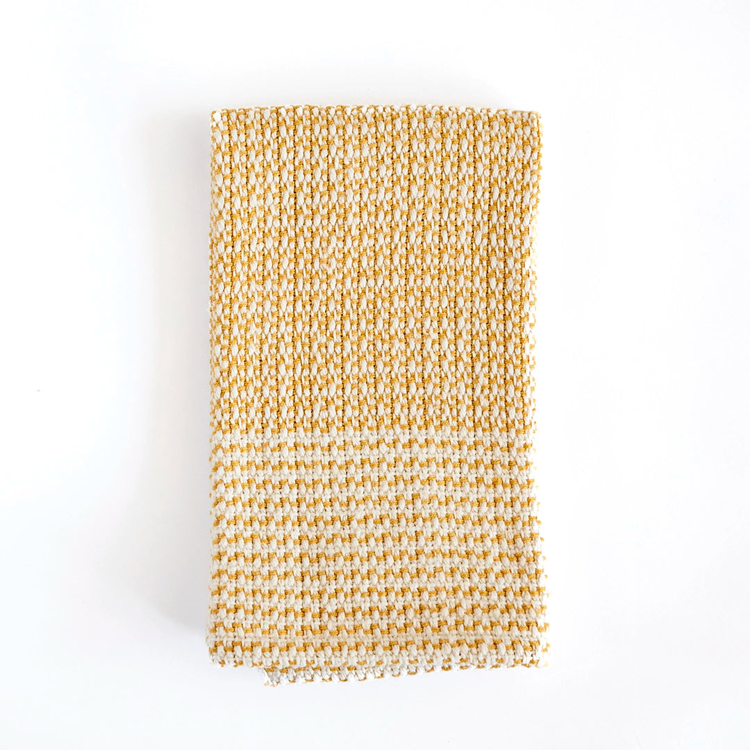 Provincial Yellow Handwoven Kitchen Towels