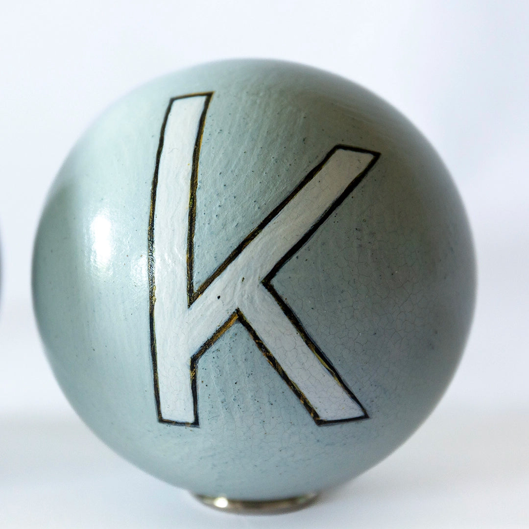 Fog Gray And Ivory ACK Spheres | Melissa Macleod