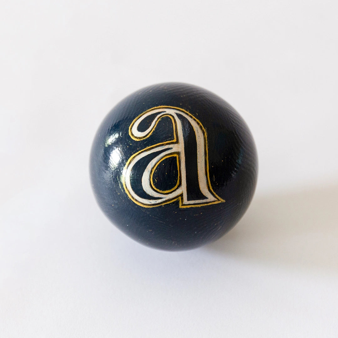 ACK Navy with Gilt Accents Spheres | Melissa Macleod