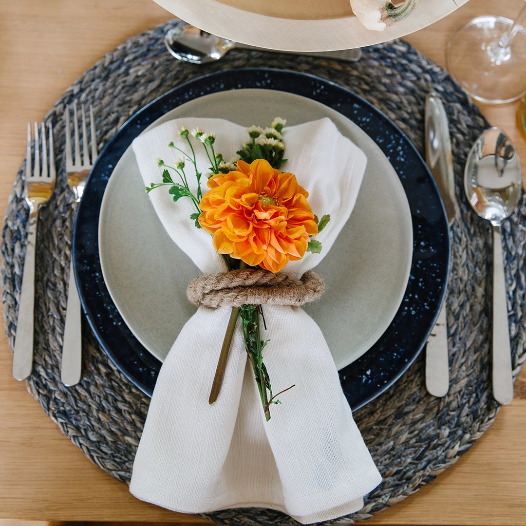 Gray Stoneware Plate