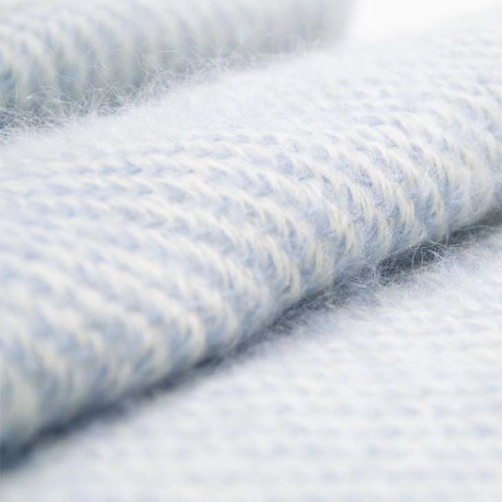 Blue Handwoven Mohair Wrap