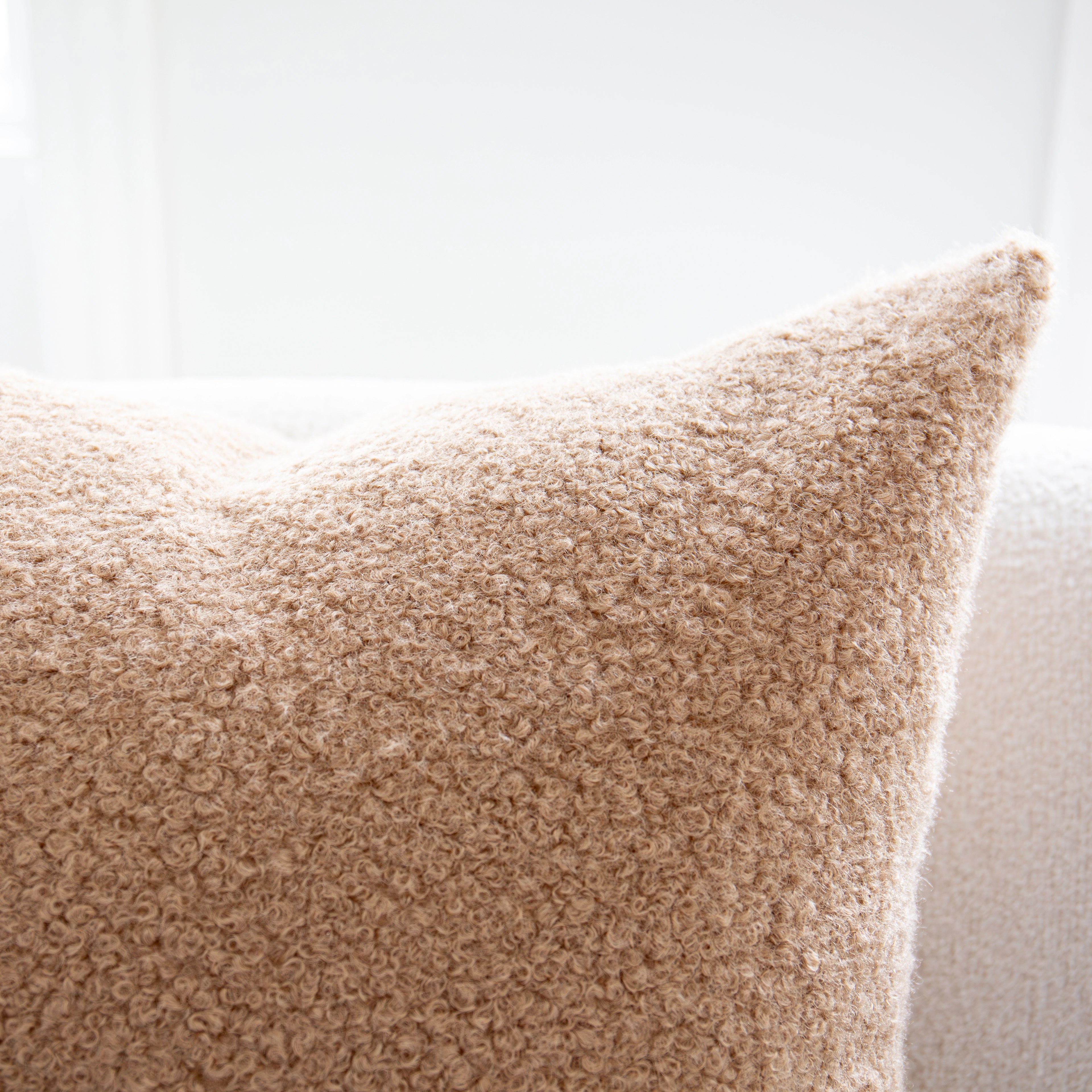 Camel Boucle Pillow