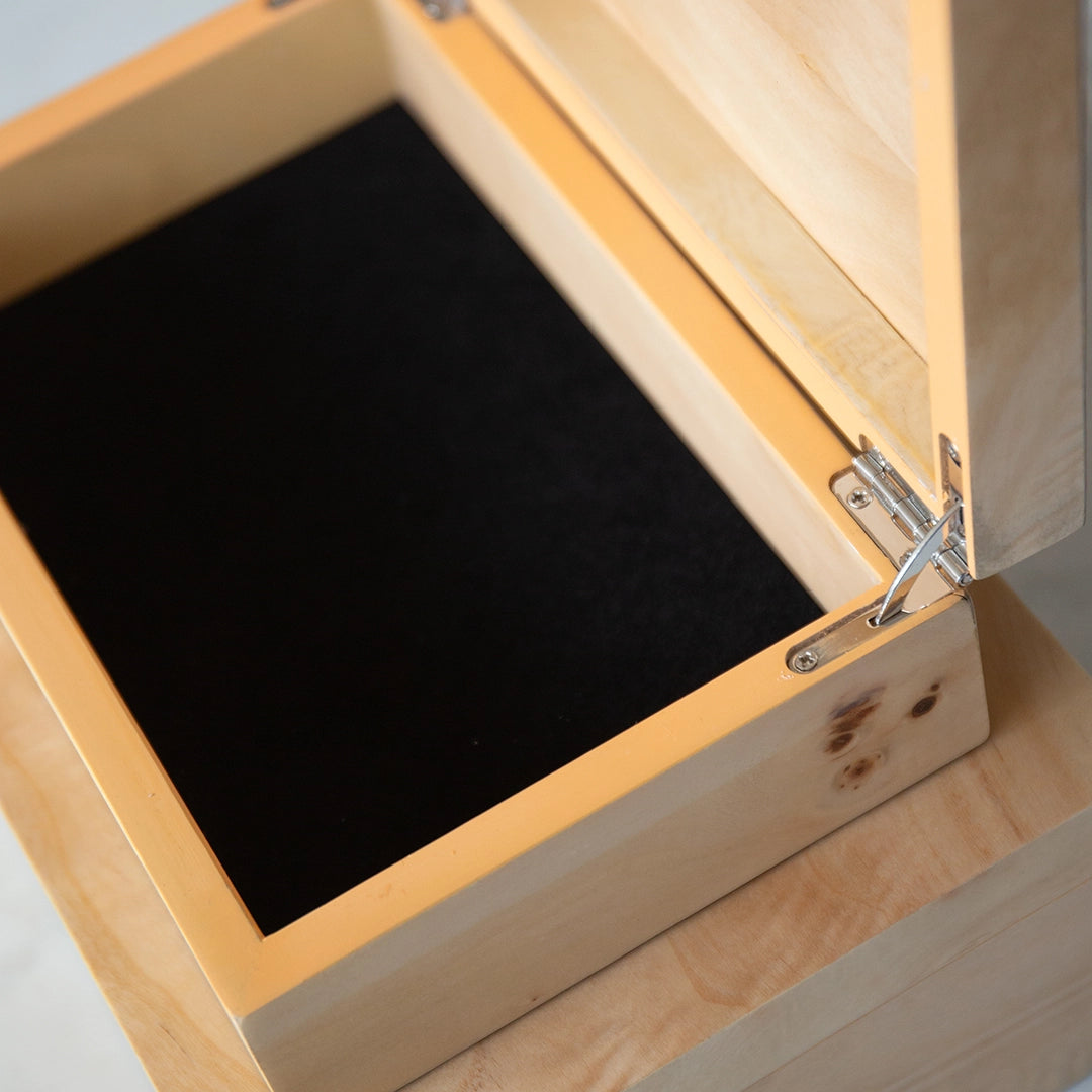 Burl Wood Storage Box