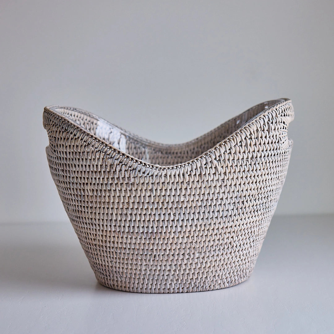 Burma Rattan Weave Beverage Tub