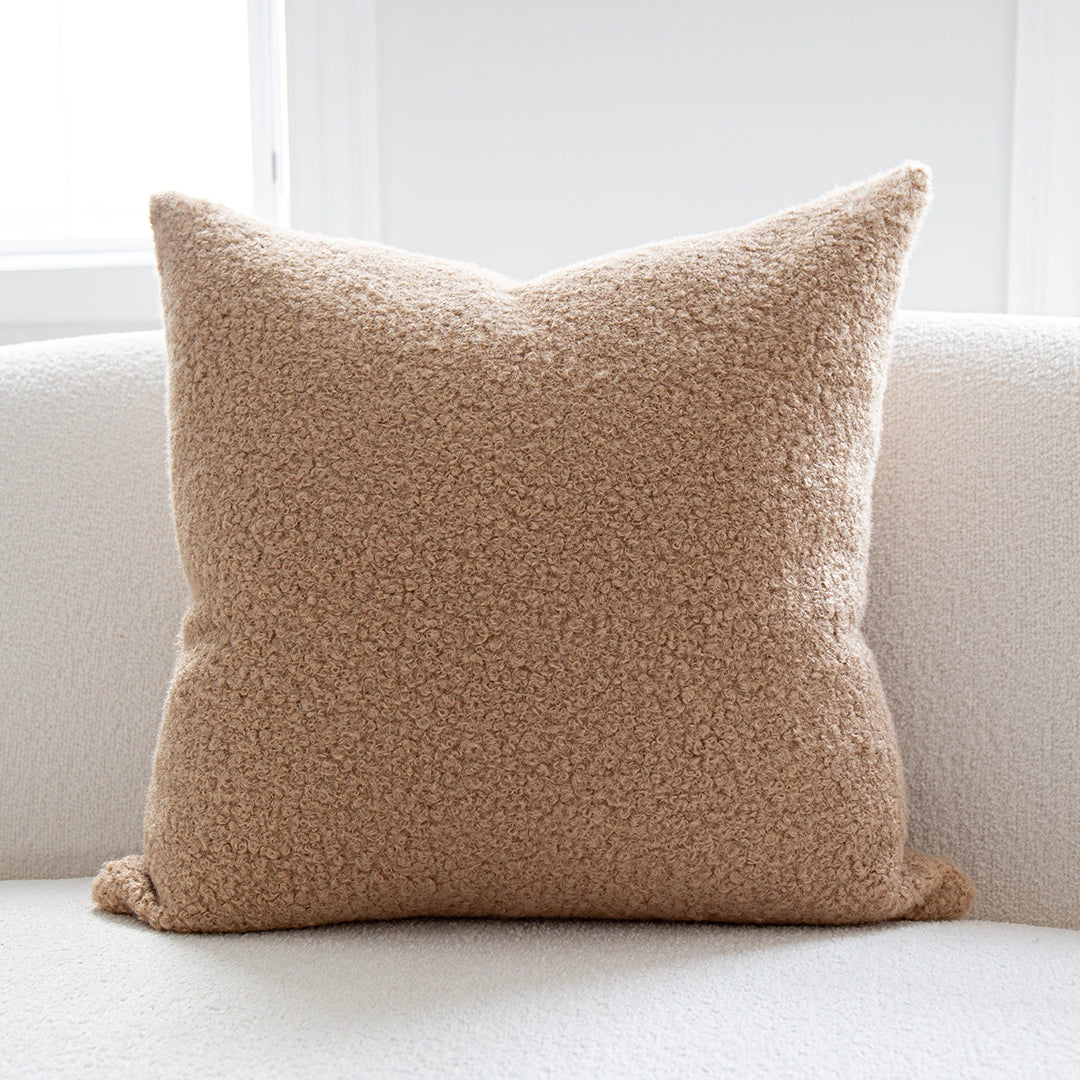 Camel Boucle Pillow