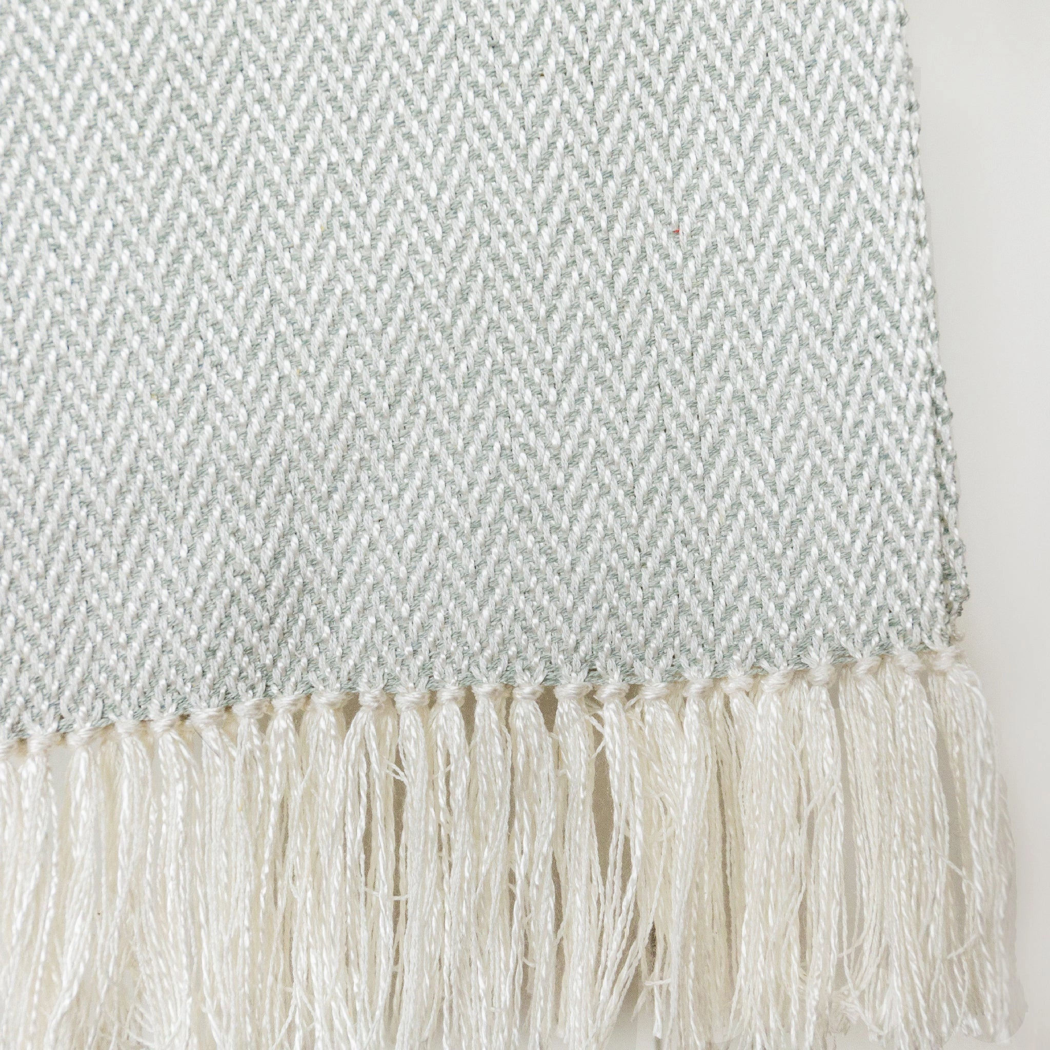 Celadon Handwoven Silk Scarf