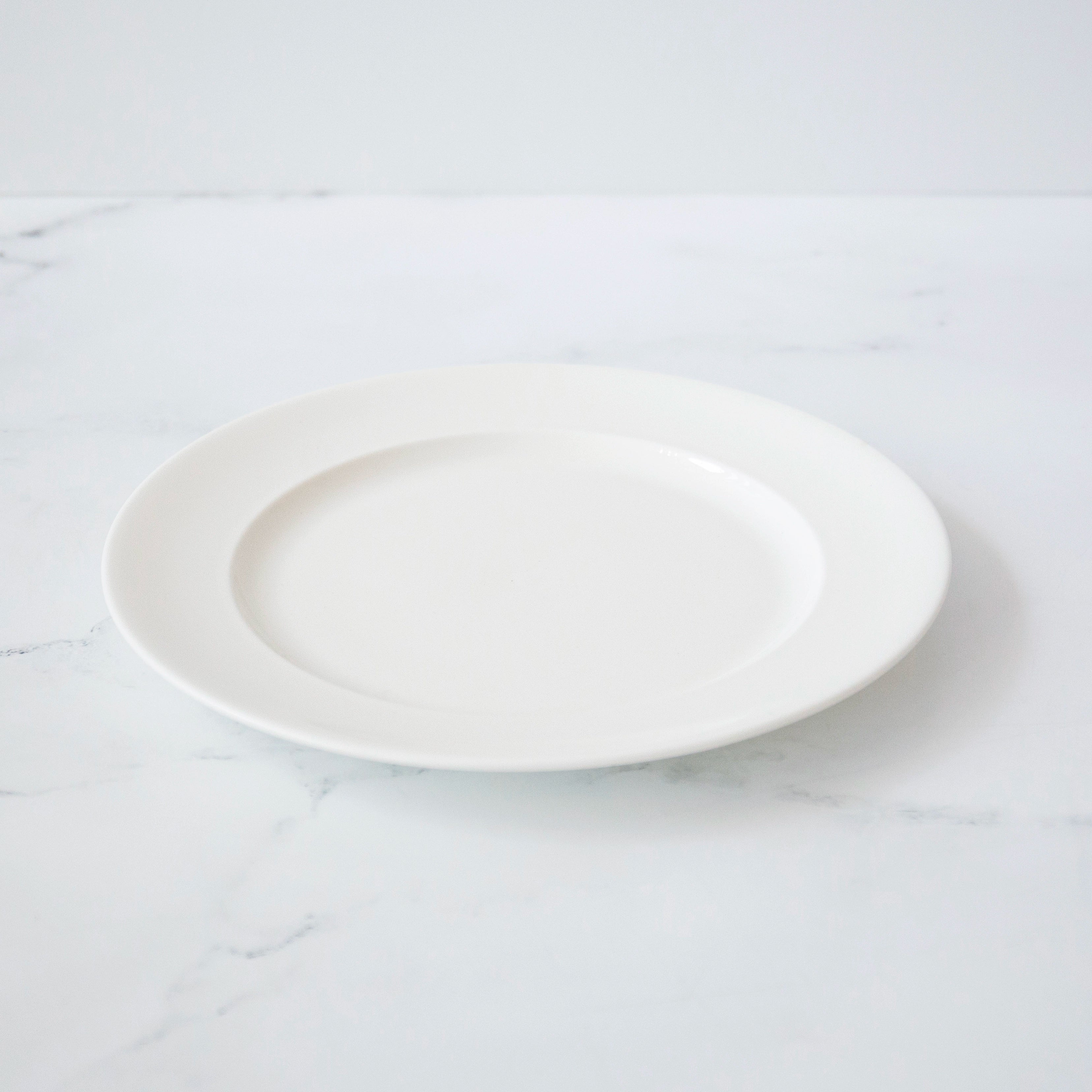 Classic White Glaze Dinner Plate